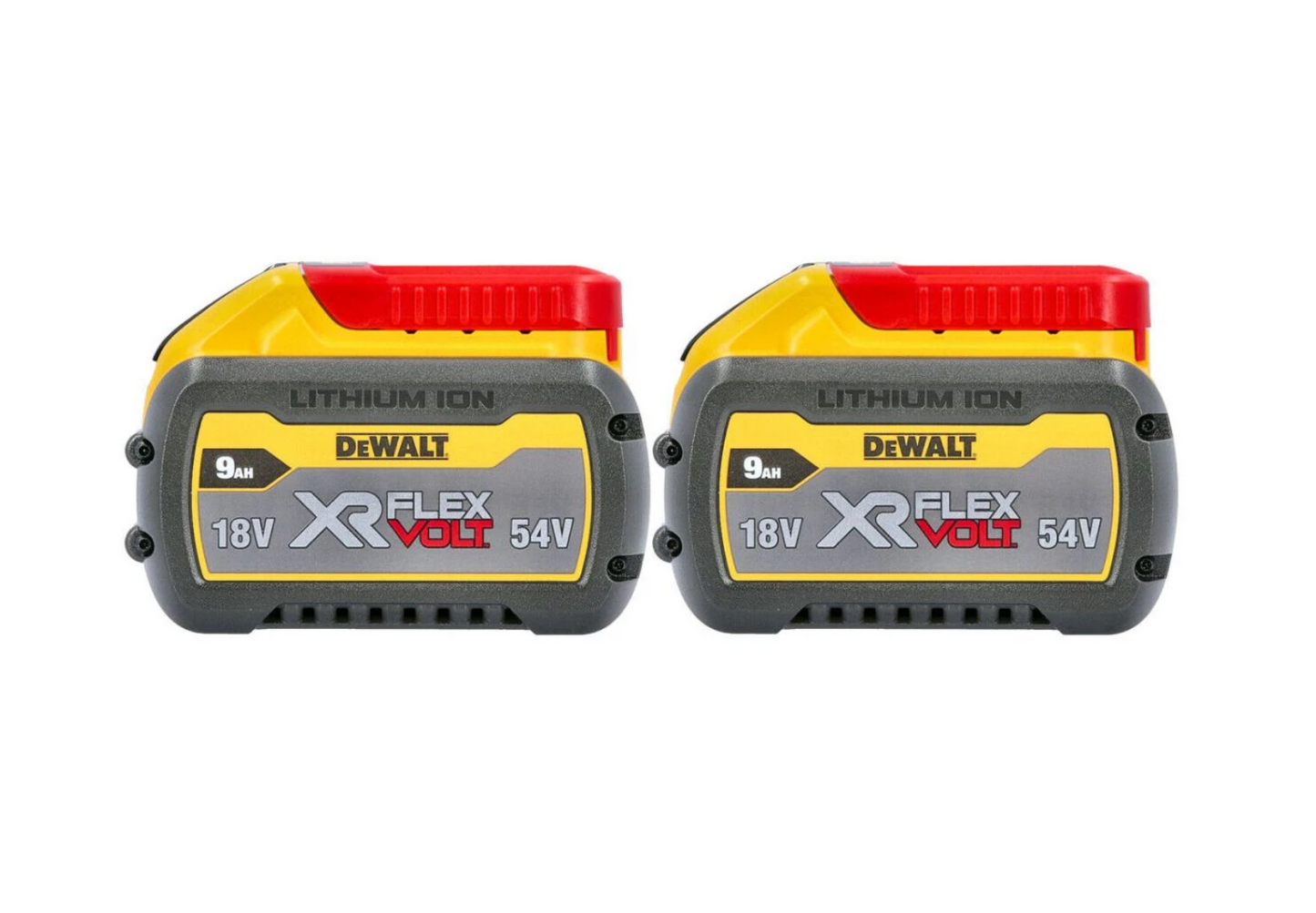 DeWalt DCB547 18V/54V XR Flexvolt 9Ah Li-Ion FLEXVOLT Battery - Twin Pack