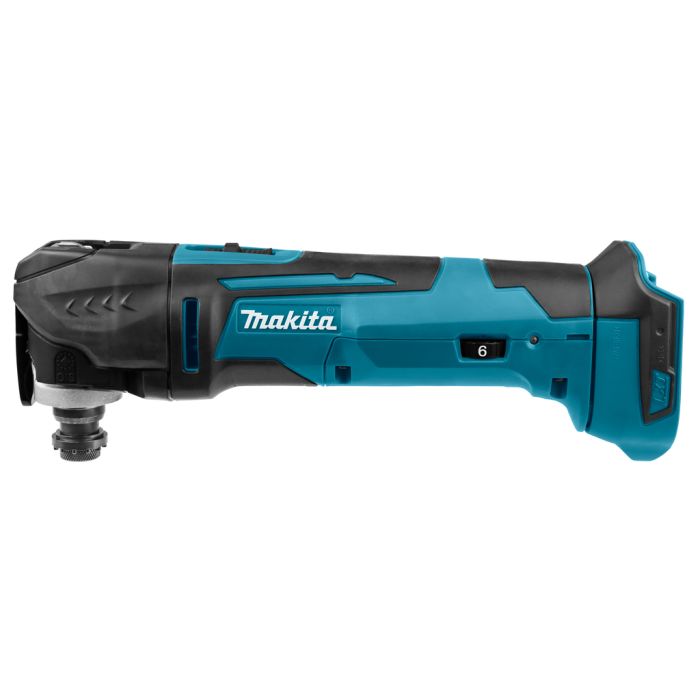 Makita DTM51Z 18V Multi-Tool Kit – Cordless, Blue, 2 x 5.0Ah Li-Ion Batteries