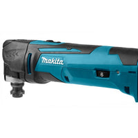 Makita DTM51Z 18V Multi-Tool Kit – Cordless, Blue, 2 x 5.0Ah Li-Ion Batteries
